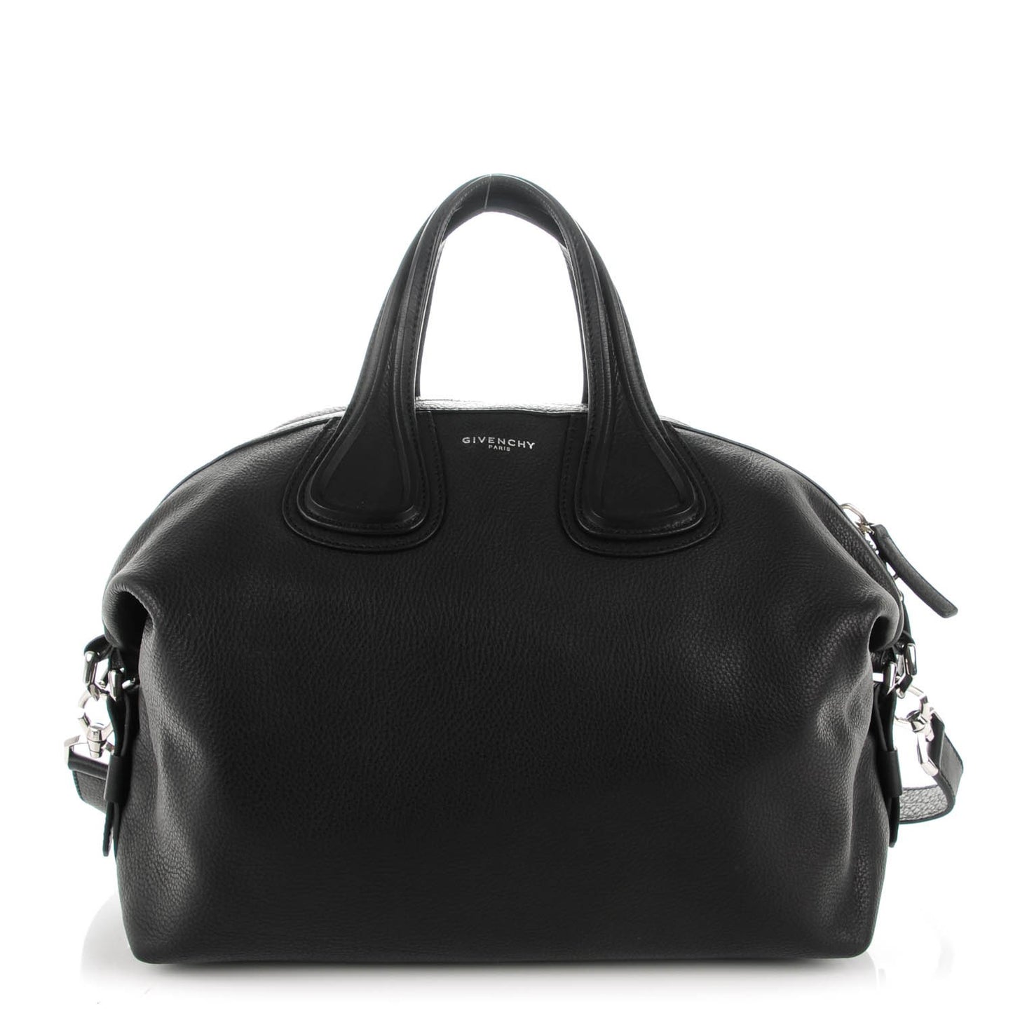 Pebbled Calfskin Medium Nightingale Black