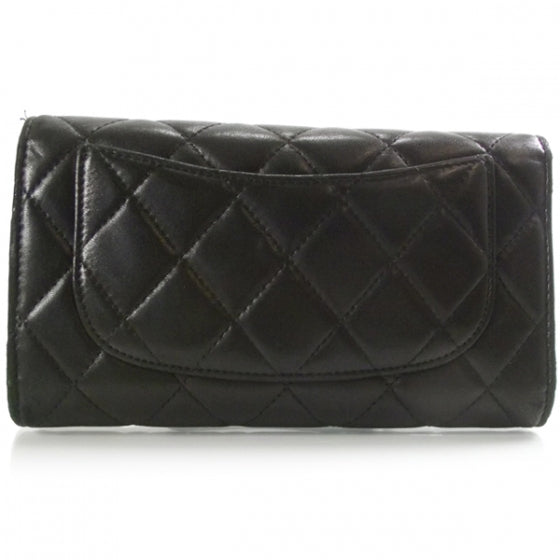Chanel Lambskin Quilted Large Flap Wallet 2 of 7