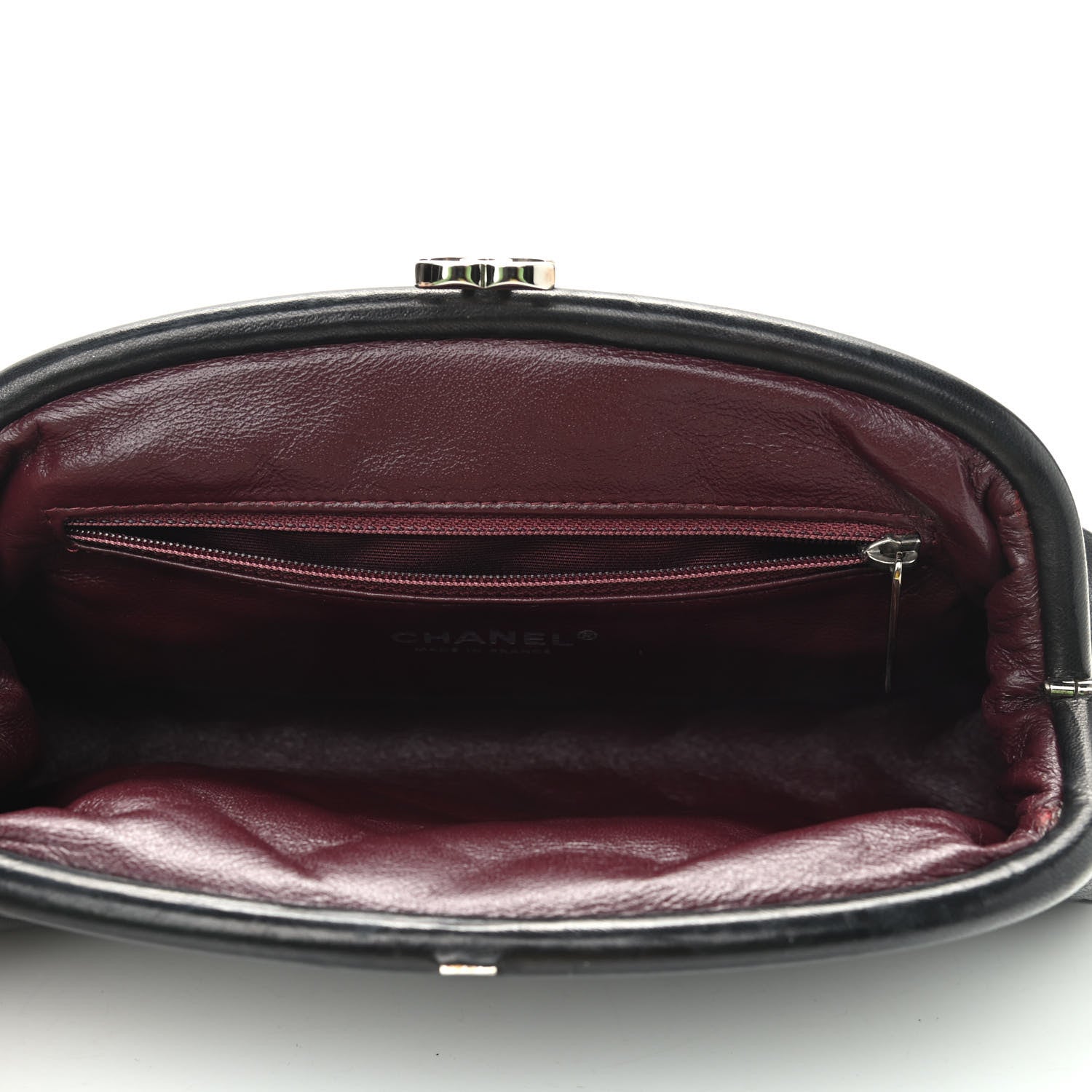 Chanel Lambskin Quilted Timeless Clutch Black 5 of 8