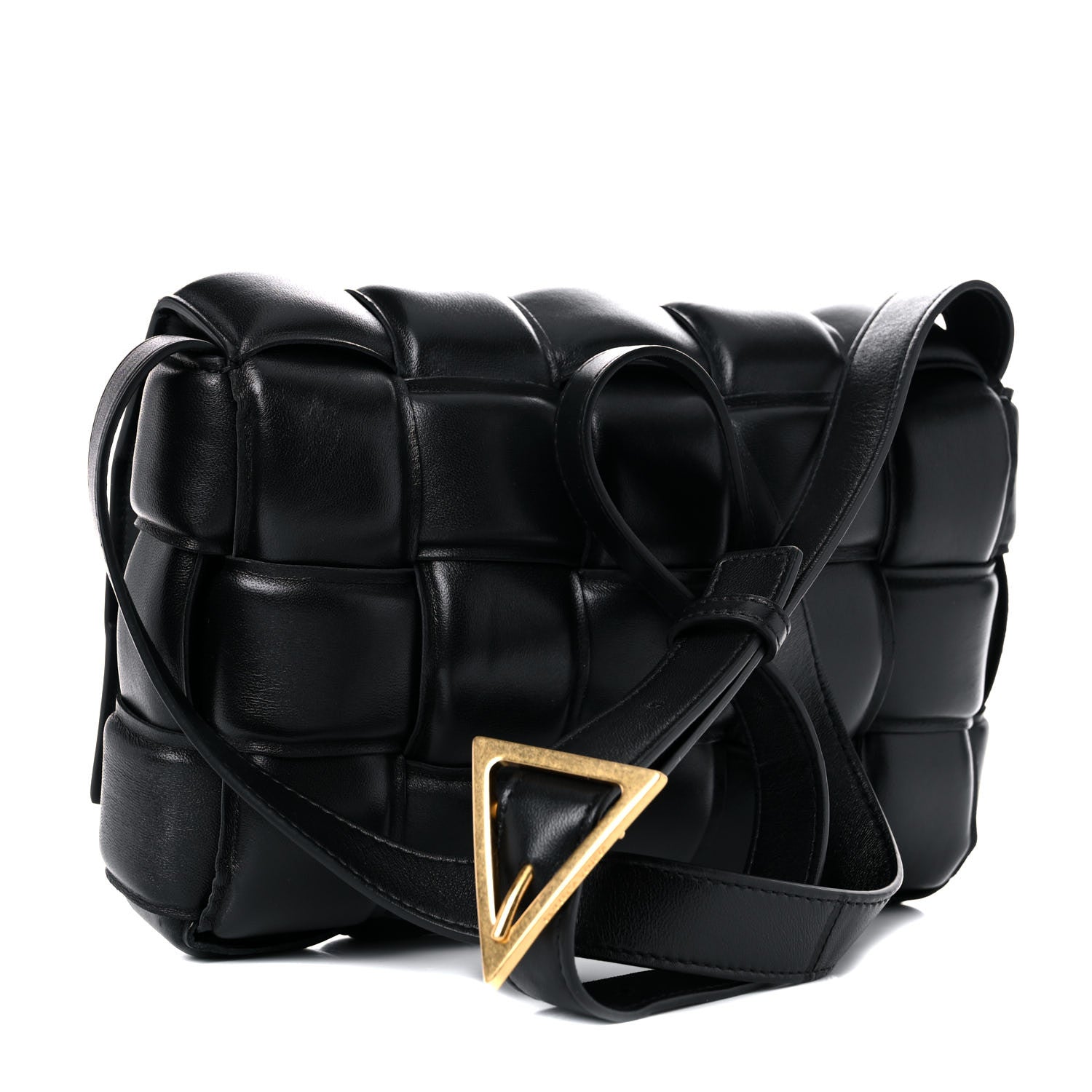 Bottega Veneta Nappa Maxi Intreccio Padded Cassette Crossbody Bag Black 3 of 8