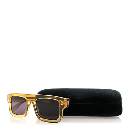 Gucci Acetate Square Frame Sunglasses GG1085S Yelllow 8 of 8