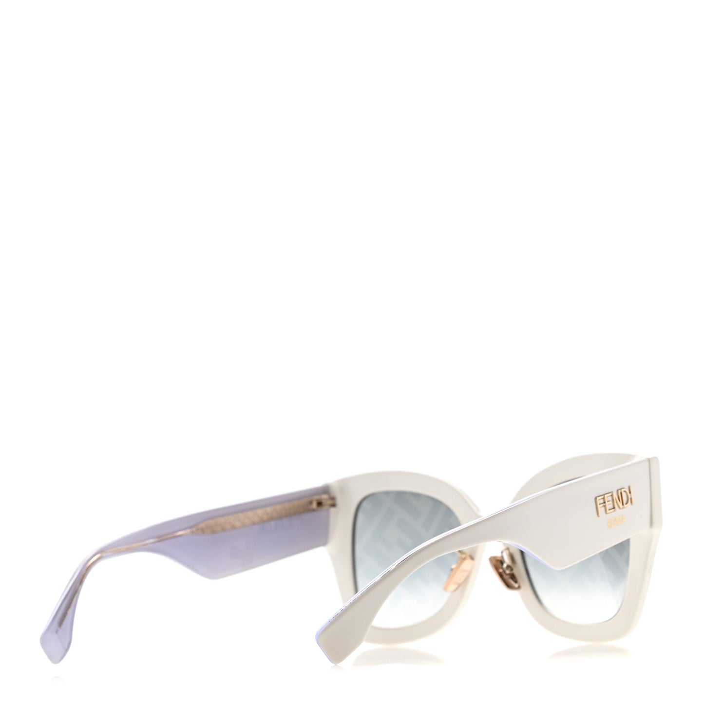 Acetate FF Sunglasses FF 0434/G/S White Gold