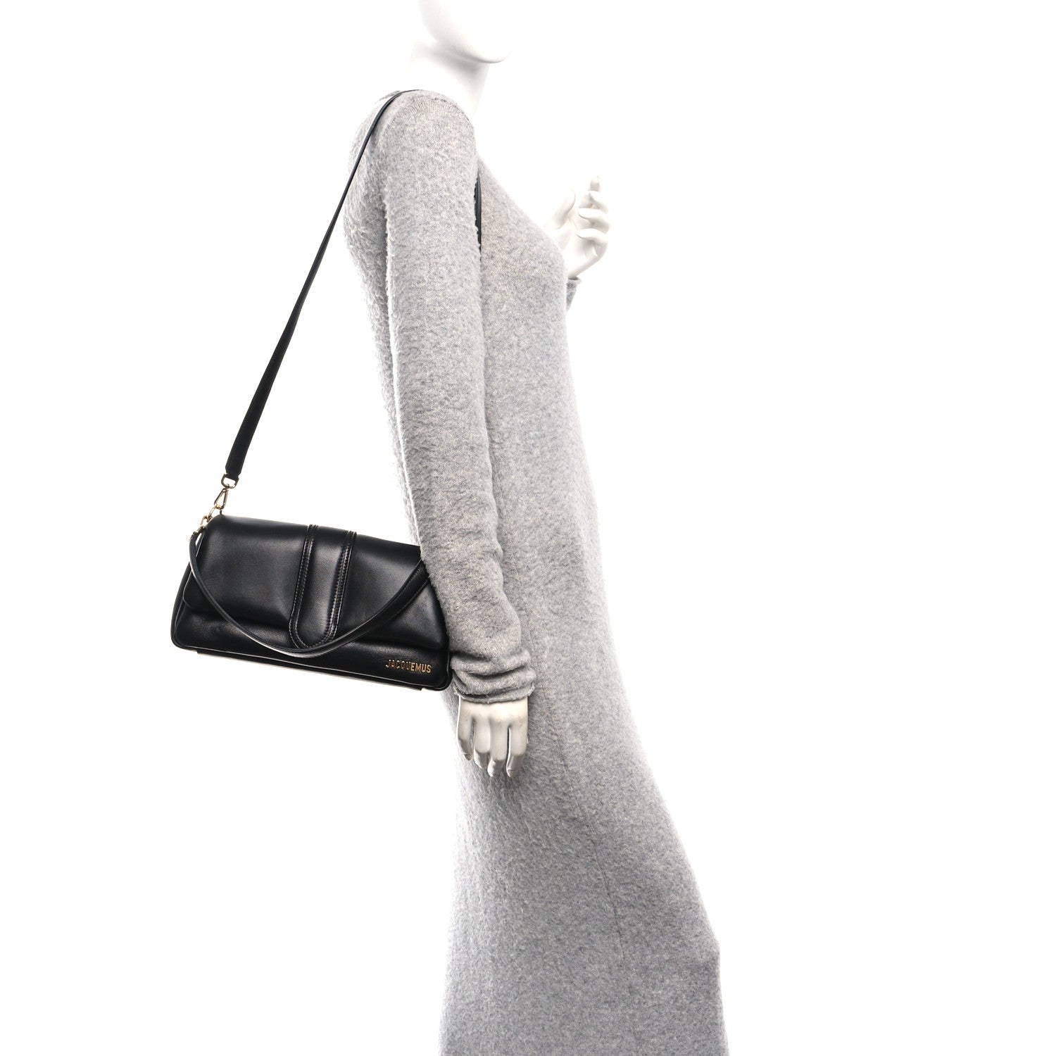 Jacquemus Padded Lambskin Le Bambimou Black 2 of 9