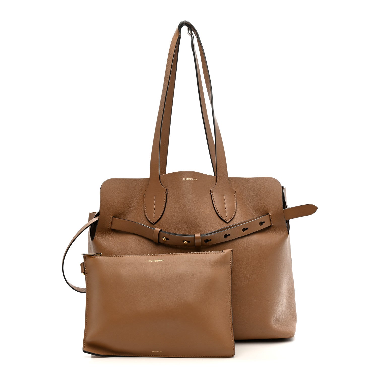 Burberry Soft Smooth Calfskin Medium Tote Camel 1819649 – FASHIONPHILE