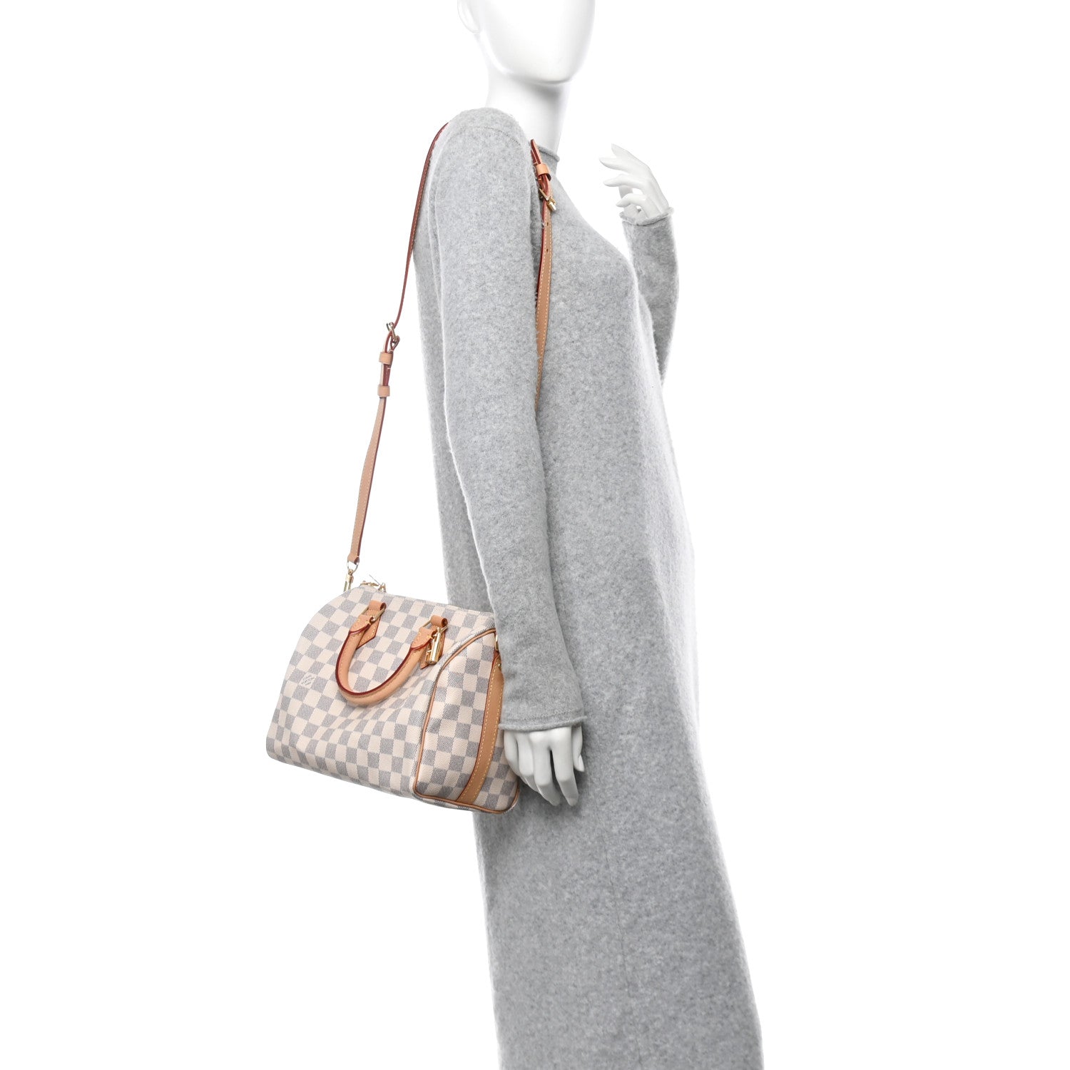 Louis Vuitton Damier Azur Speedy Bandouliere 25 2 of 9