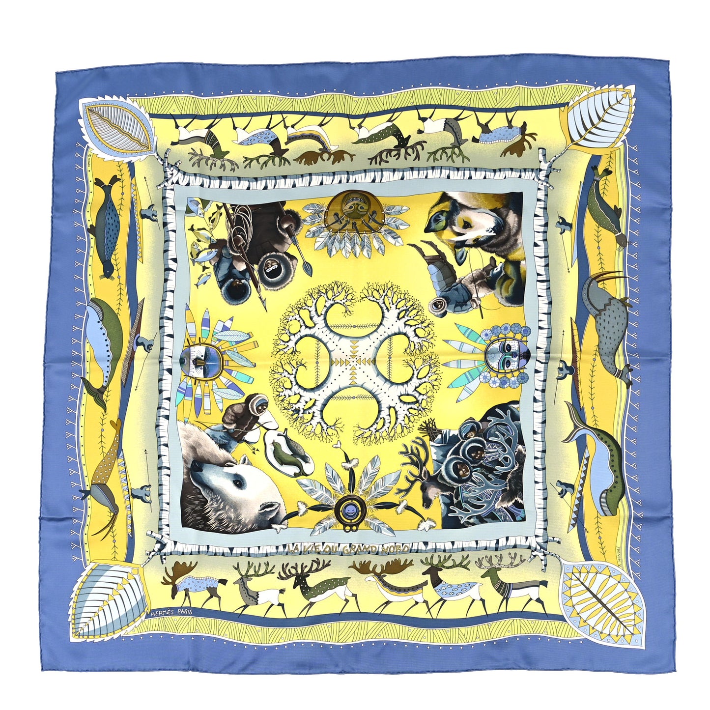 Silk La Vie Du Grand Nord Scarf 90