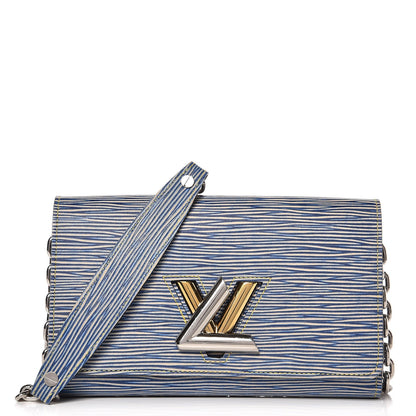 Louis Vuitton Epi Twist Chain Wallet Denim Light 1 of 6