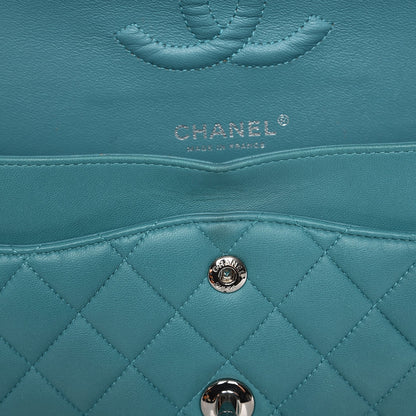 Chanel Lambskin Medium Double Flap Turquoise 14 of 14