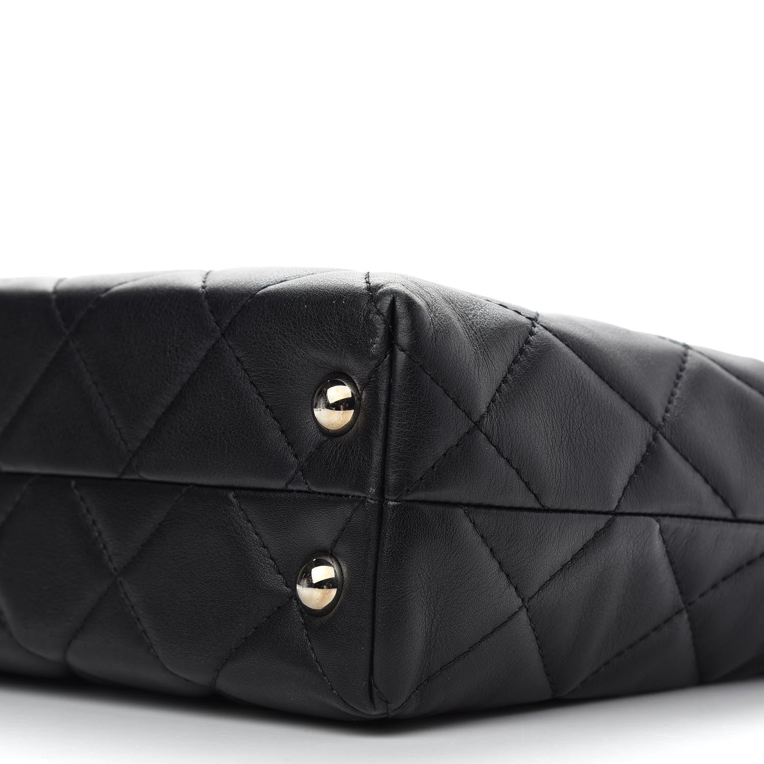 Chanel Calfskin Quilted In The Business North South Tote Black 9 of 9