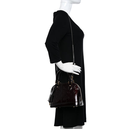 Louis Vuitton Vernis Alma BB Amarante 2 of 9