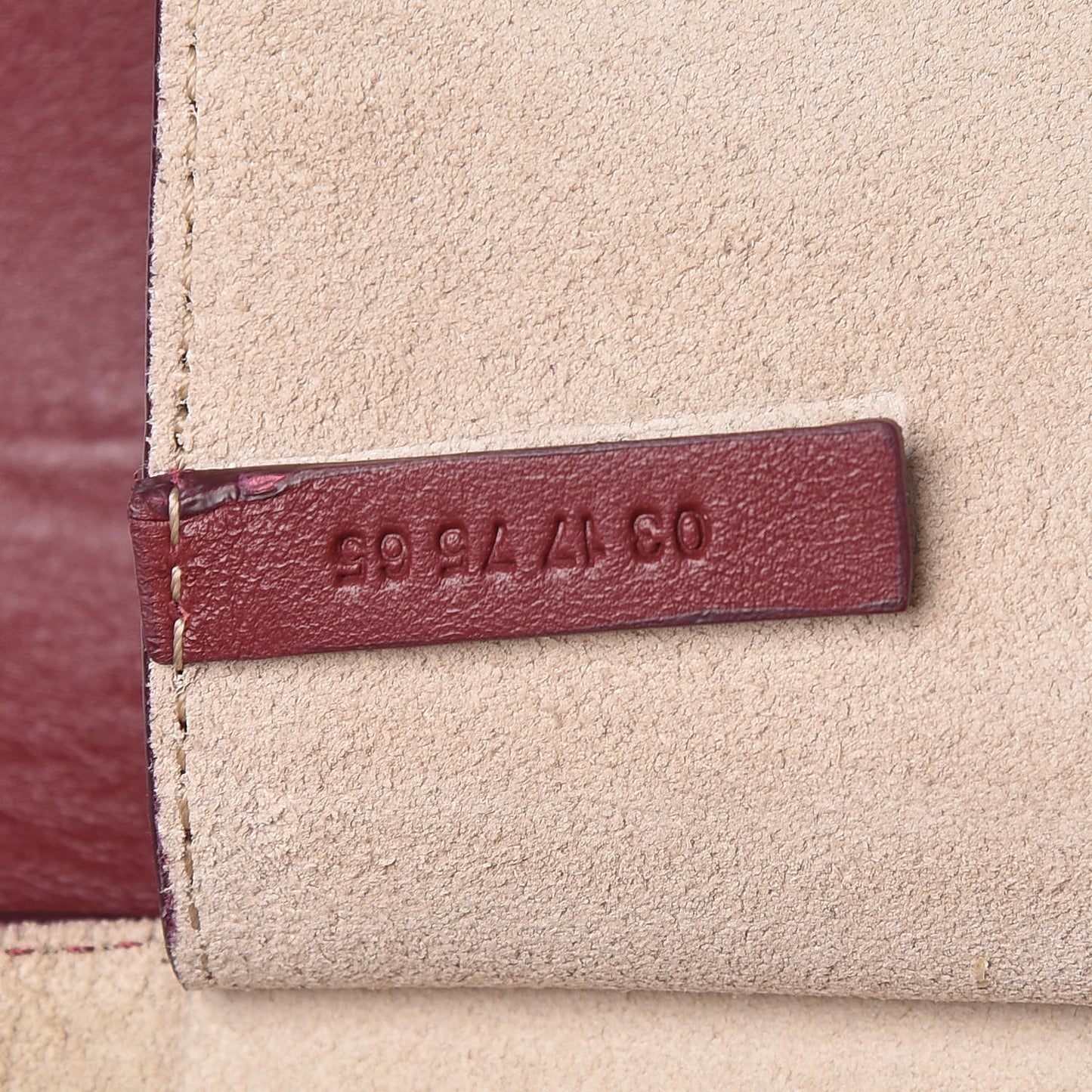 Suede Calfskin Mini Faye Shoulder Bag Plum Purple