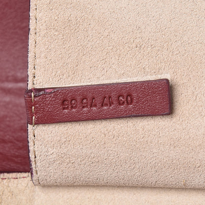 Chloe Suede Calfskin Mini Faye Shoulder Bag Plum Purple 9 of 12
