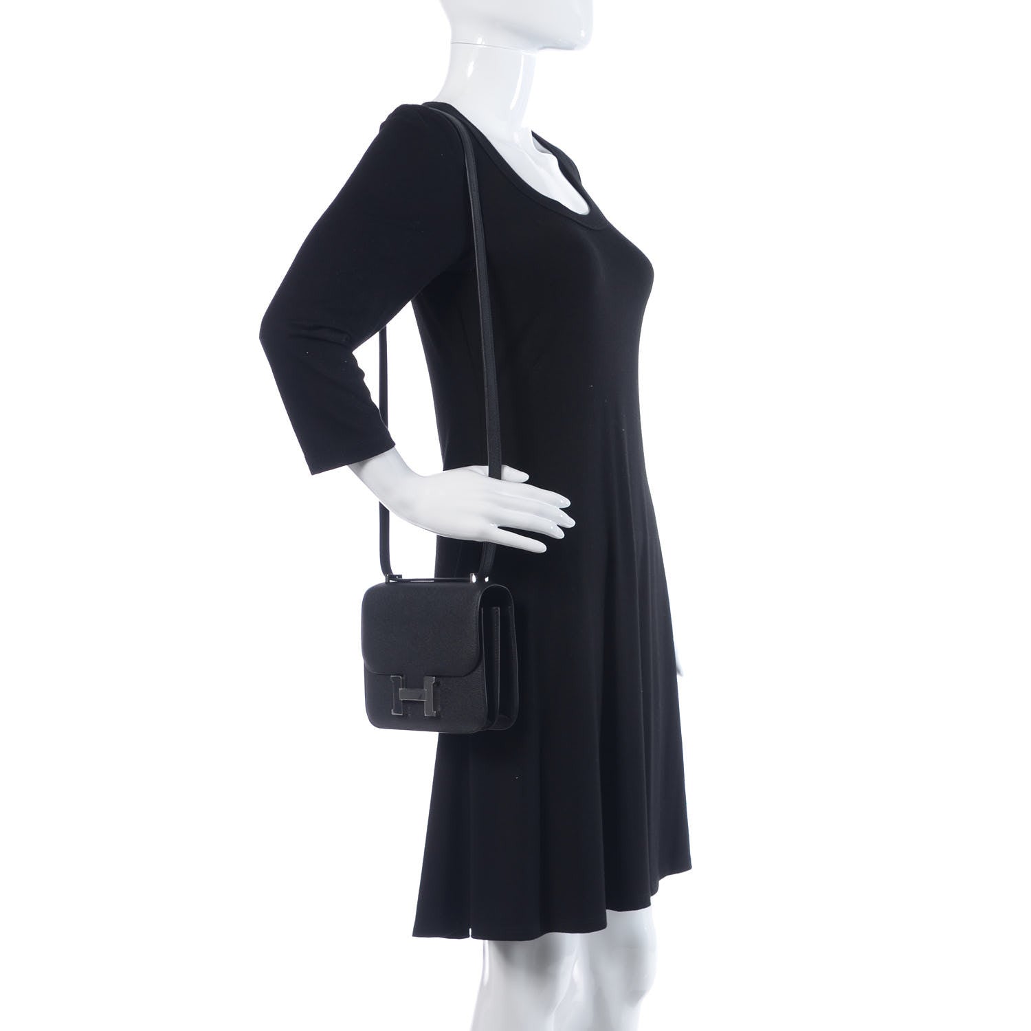 Hermes Epsom Constance 18 Black 2 of 19