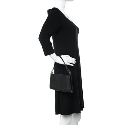 Louis Vuitton Epi Pochette Accessories 24 Black 3 of 11