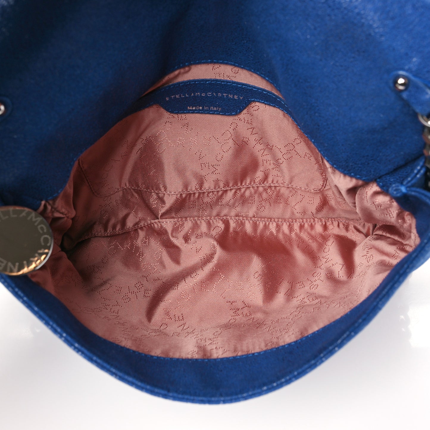 Shaggy Deer Falabella Crossbody Clutch Blue