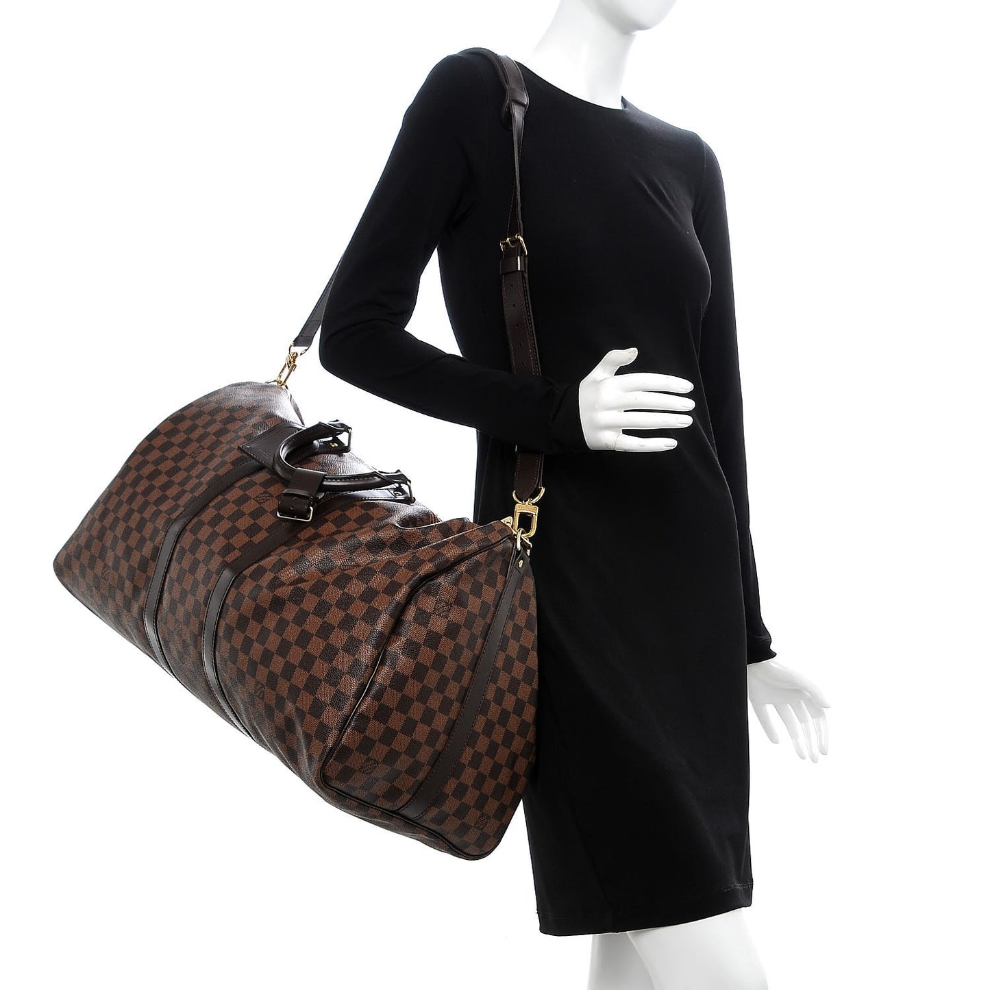 Damier Ebene Keepall Bandouliere 55