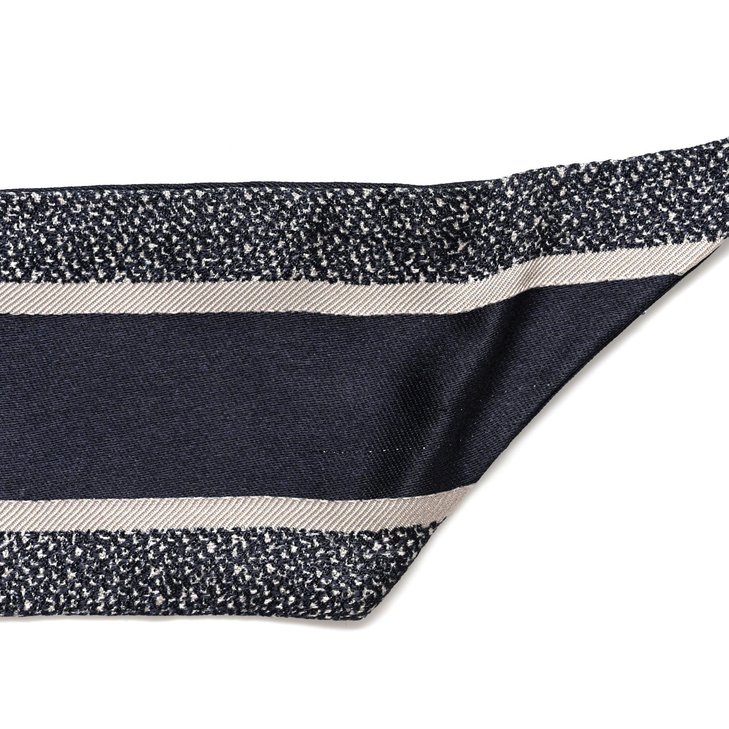 Christian Dior Silk Oblique Mitzah Scarf Blue 8 of 9