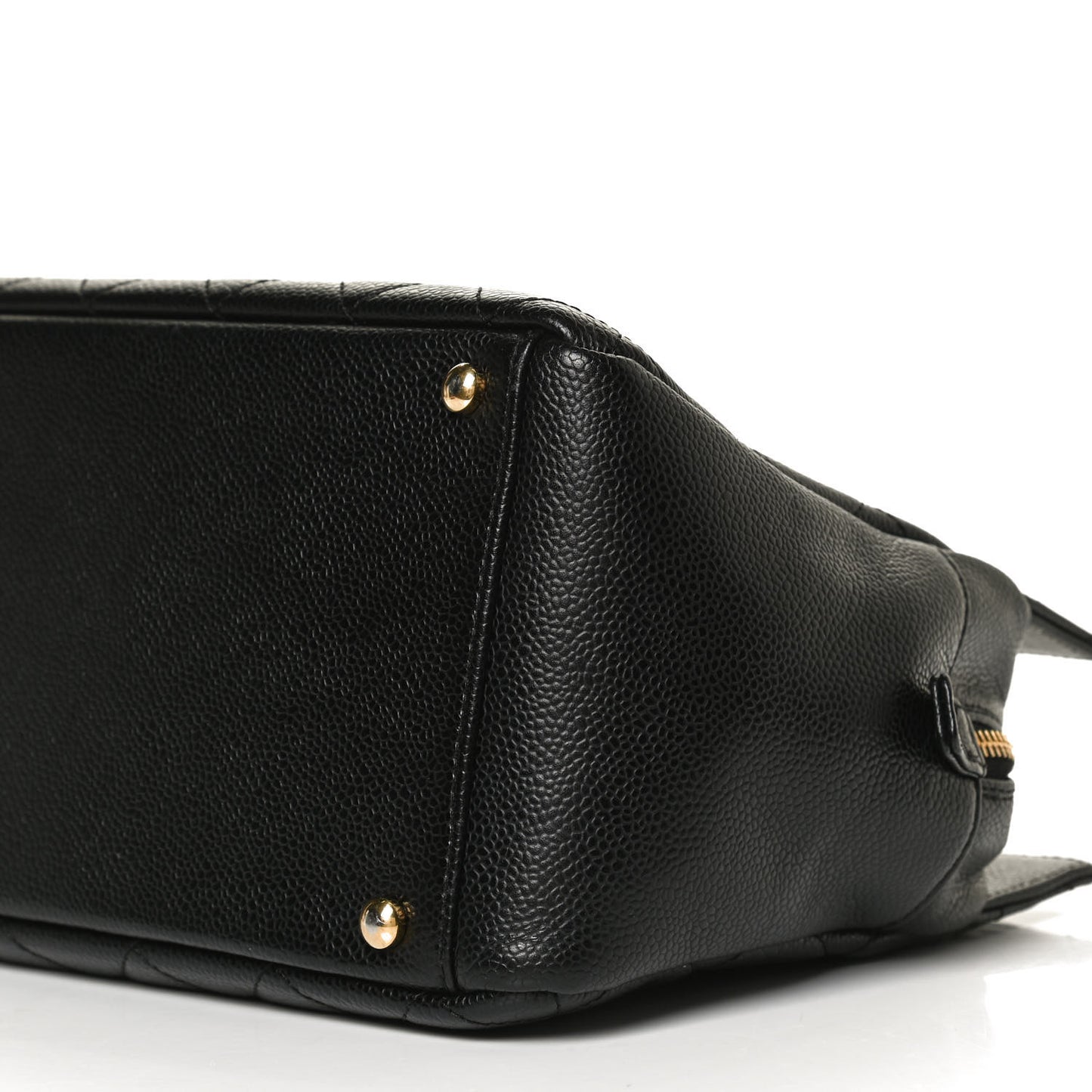 Caviar Quilted Petit Timeless Tote PTT Black