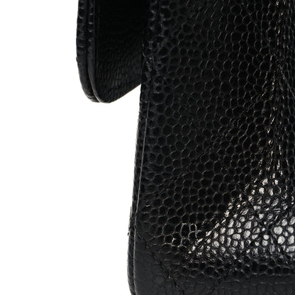 Chanel Caviar Quilted Medium Double Flap Black 13 of 14