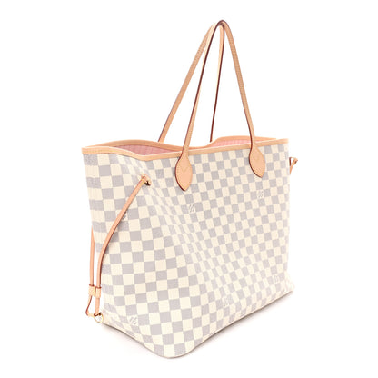 Louis Vuitton Damier Azur Neo Neverfull GM Rose Ballerine 4 of 12
