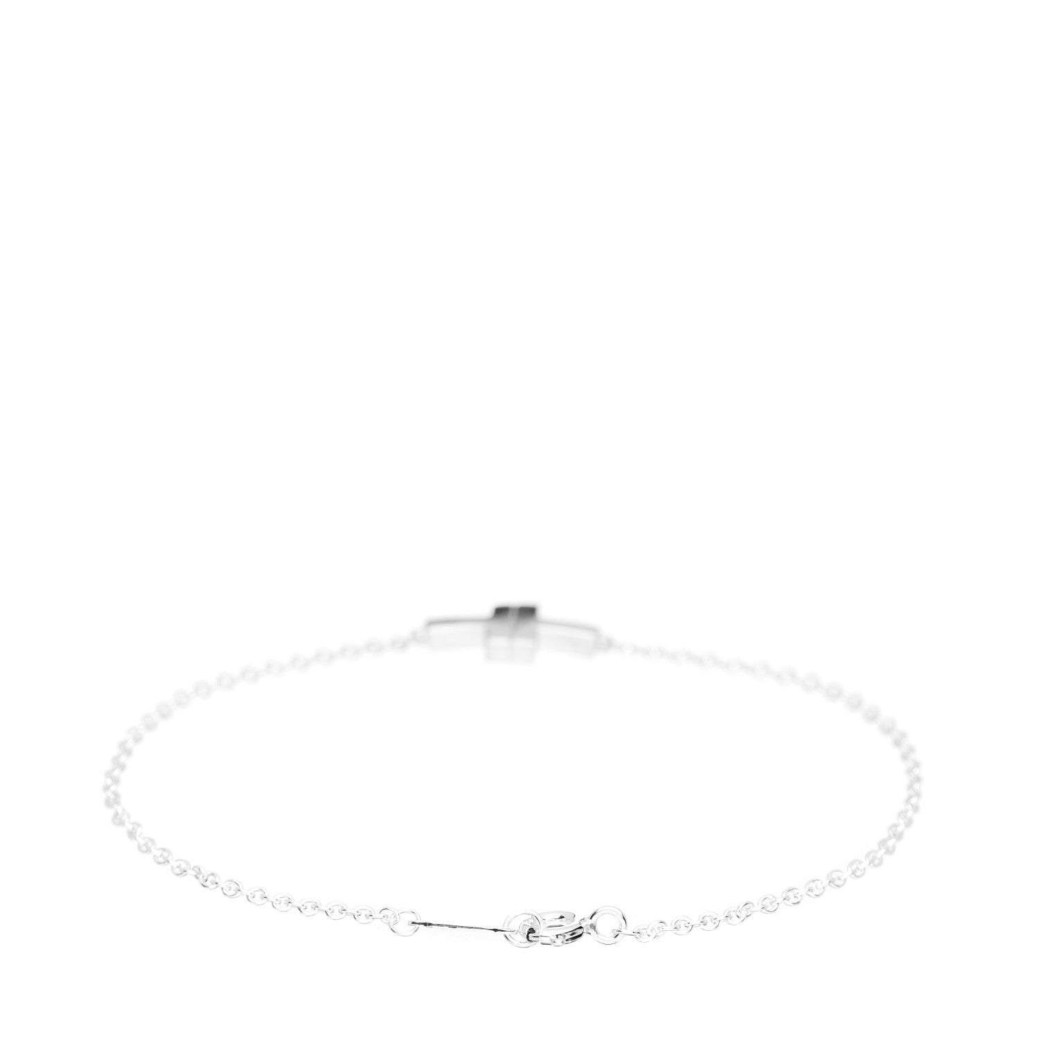 Tiffany Sterling Silver T Two Single Chain Bracelet 3 of 4