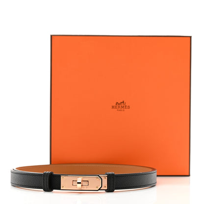Hermes Epsom Kelly Belt Black 4 of 4