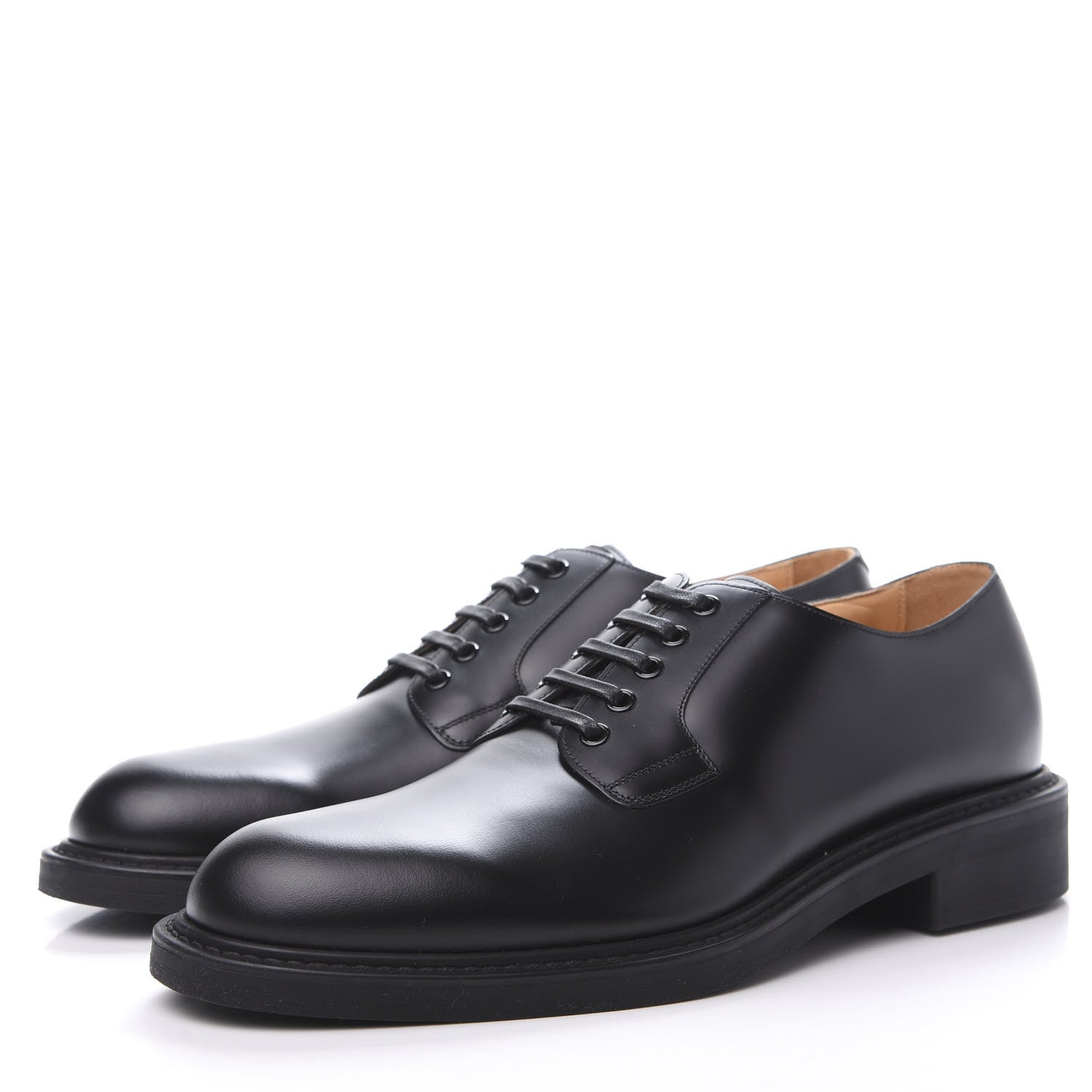 Louis Vuitton Calfskin Mens Uniforme Derby Relax 7 Black 3 of 8
