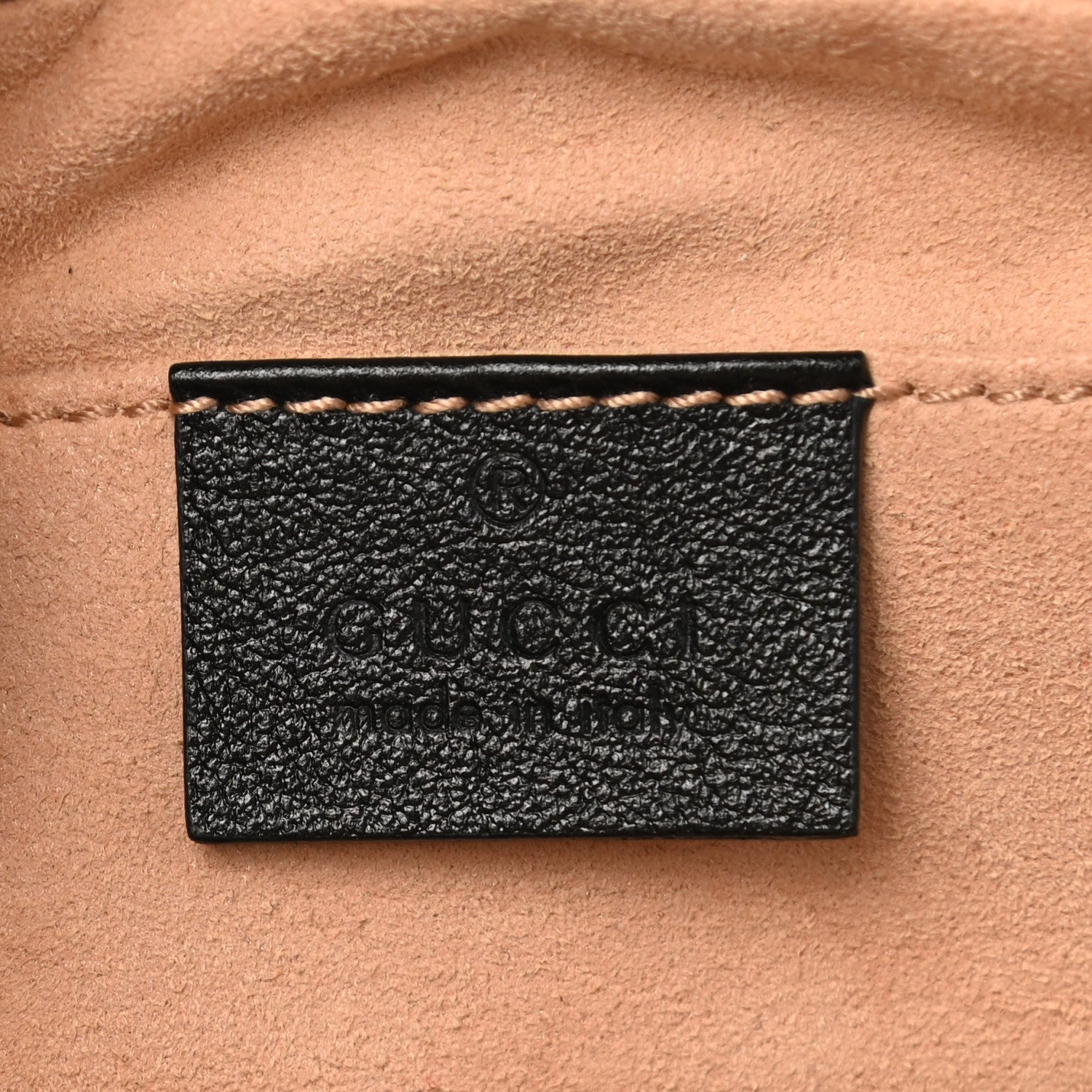Gucci Monogram Matelasse Diagonal Small GG Marmont Chain Shoulder Bag Beige Black 6 of 12