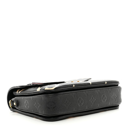 Louis Vuitton Empreinte Monogram Giant Crafty Pochette Metis Black Creme 4 of 9