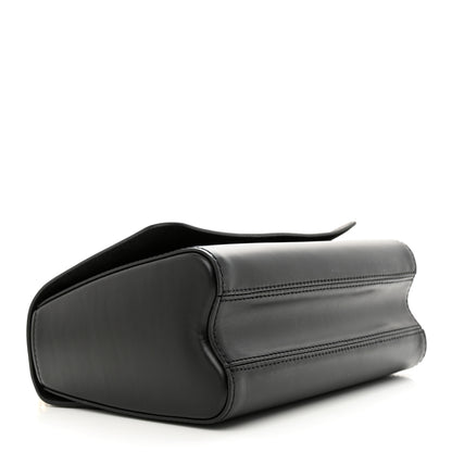 Louis Vuitton Calfskin Monogram Blossom Twist MM Black 4 of 13
