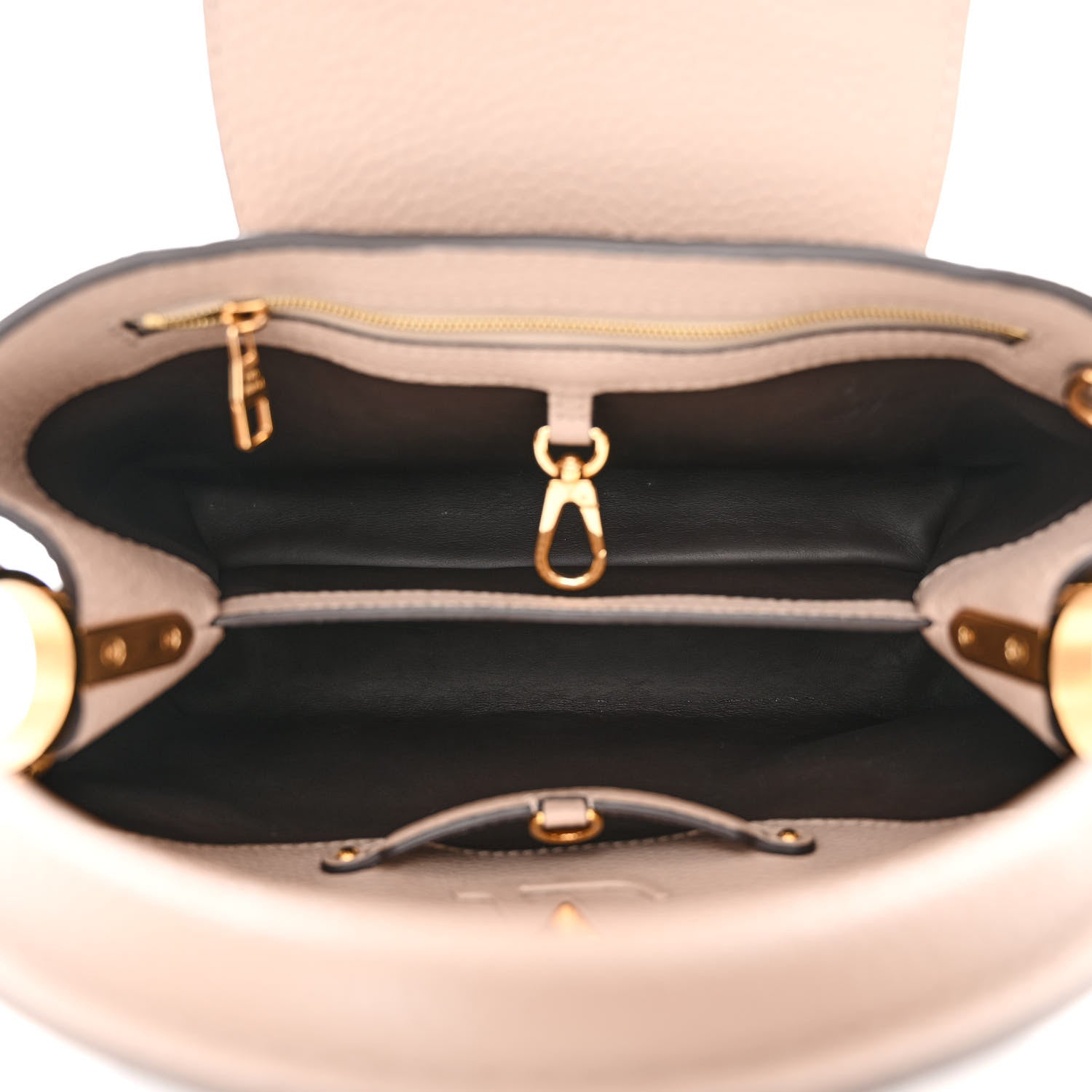 Louis Vuitton Taurillon Capucines PM Galet 5 of 9