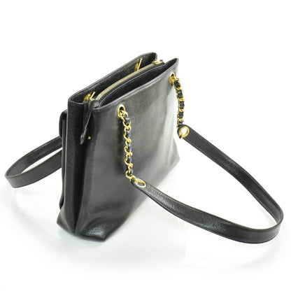 Chanel Caviar Flap Shoulder Bag Black GHW 3 of 8