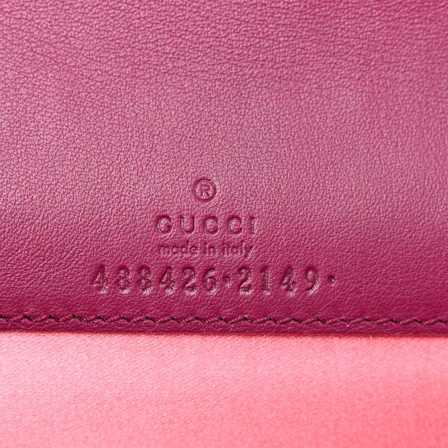 Velvet Matelasse GG Marmont Mini Bag Fuchsia Violet Cyclamen