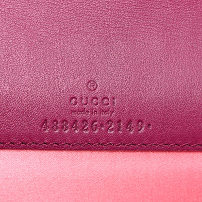 Gucci Velvet Matelasse GG Marmont Mini Bag Fuchsia Violet Cyclamen 6 of 11