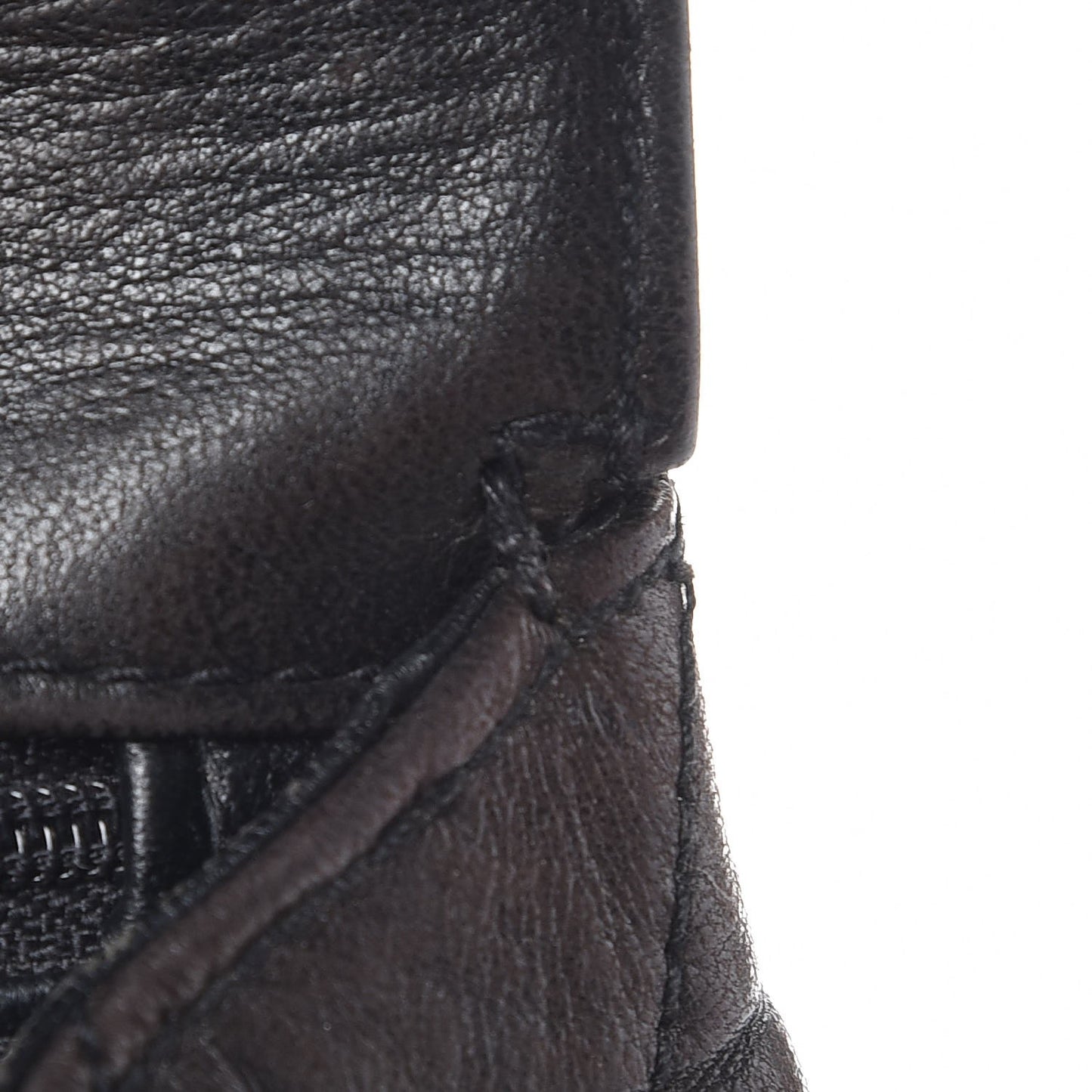 Lambskin Quilted Bekko Jumbo Single Flap Black