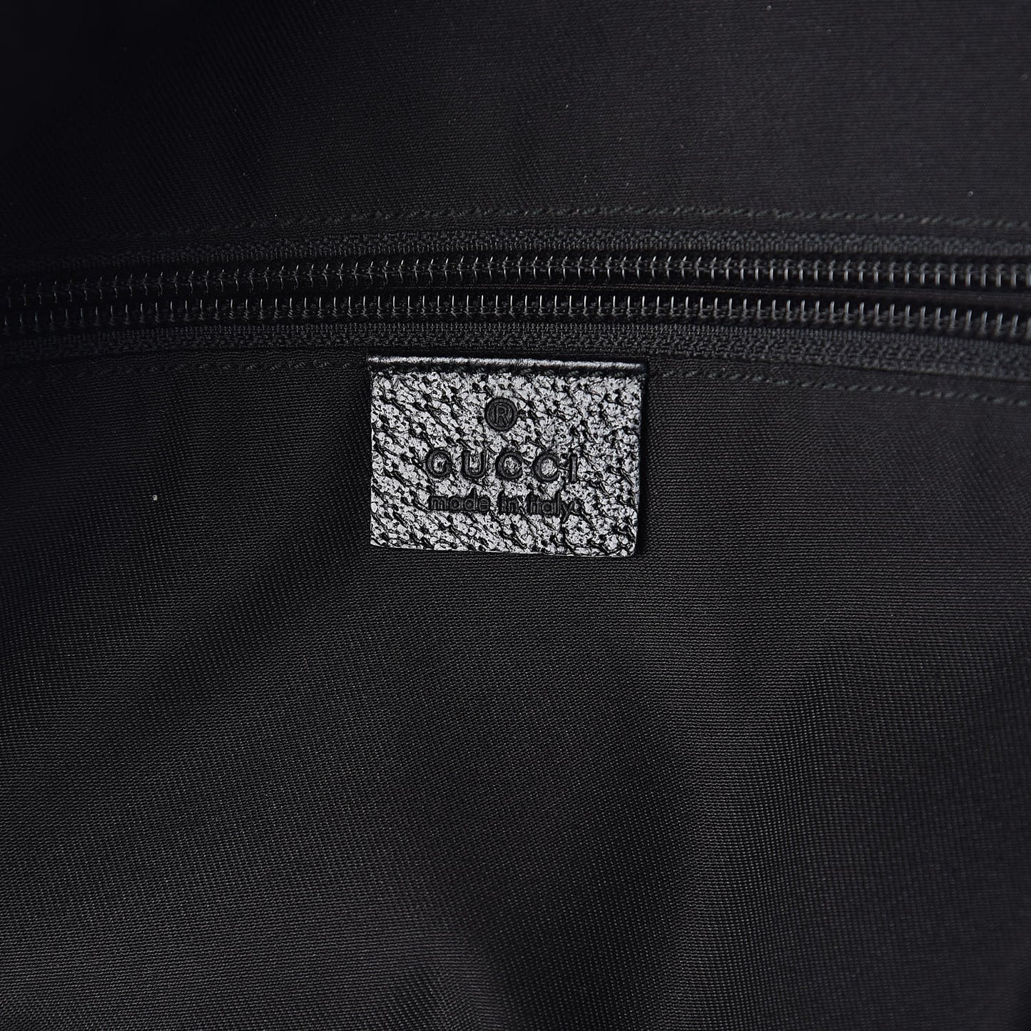 GG Monogram Web Medium Classic Backpack Black