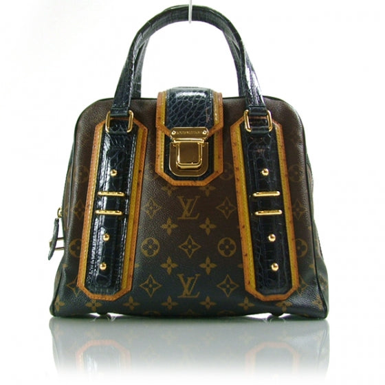Crocodile Ostrich Ayers Monogram Mirage Delft Navy