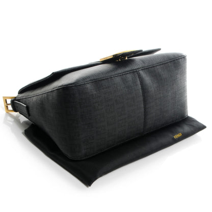 Fendi Zucchino Spalmati Forever Mama Baguette Black 4 of 11