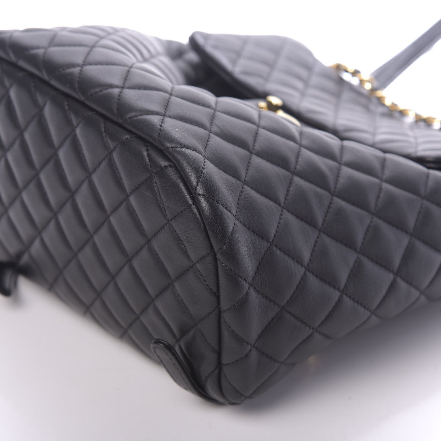 Chanel Lambskin Quilted Large Urban Spirit Backpack Black 7 of 8