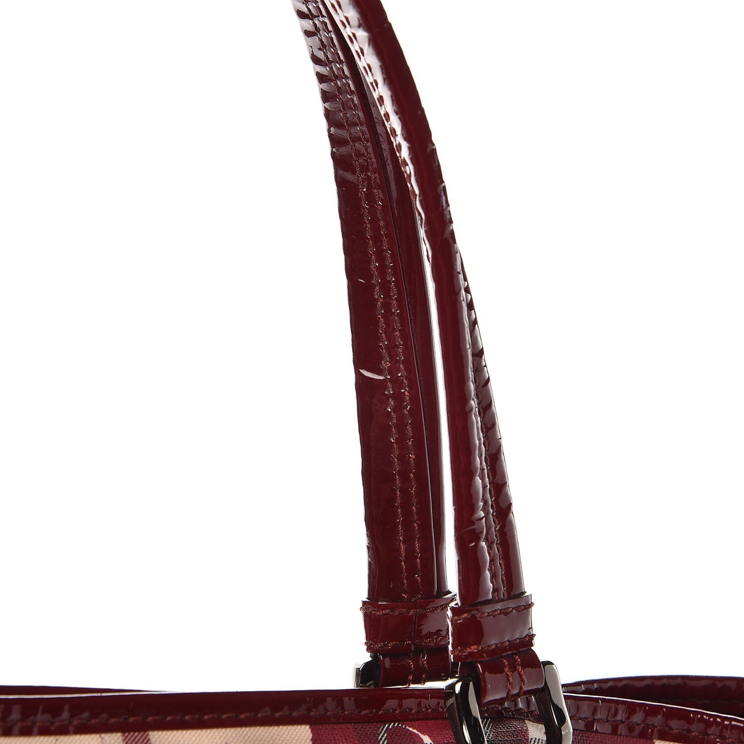 Nova Check Heart Tote Red