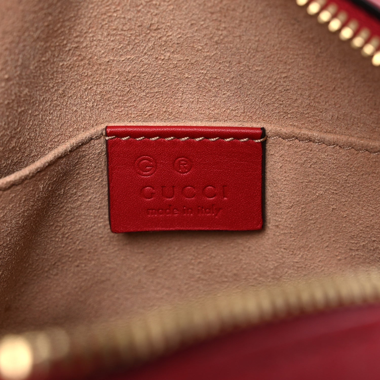 Gucci GG Supreme Monogram Blooms Mini Chain Shoulder Bag Beige Blue Navy Hibiscus Red 6 of 10