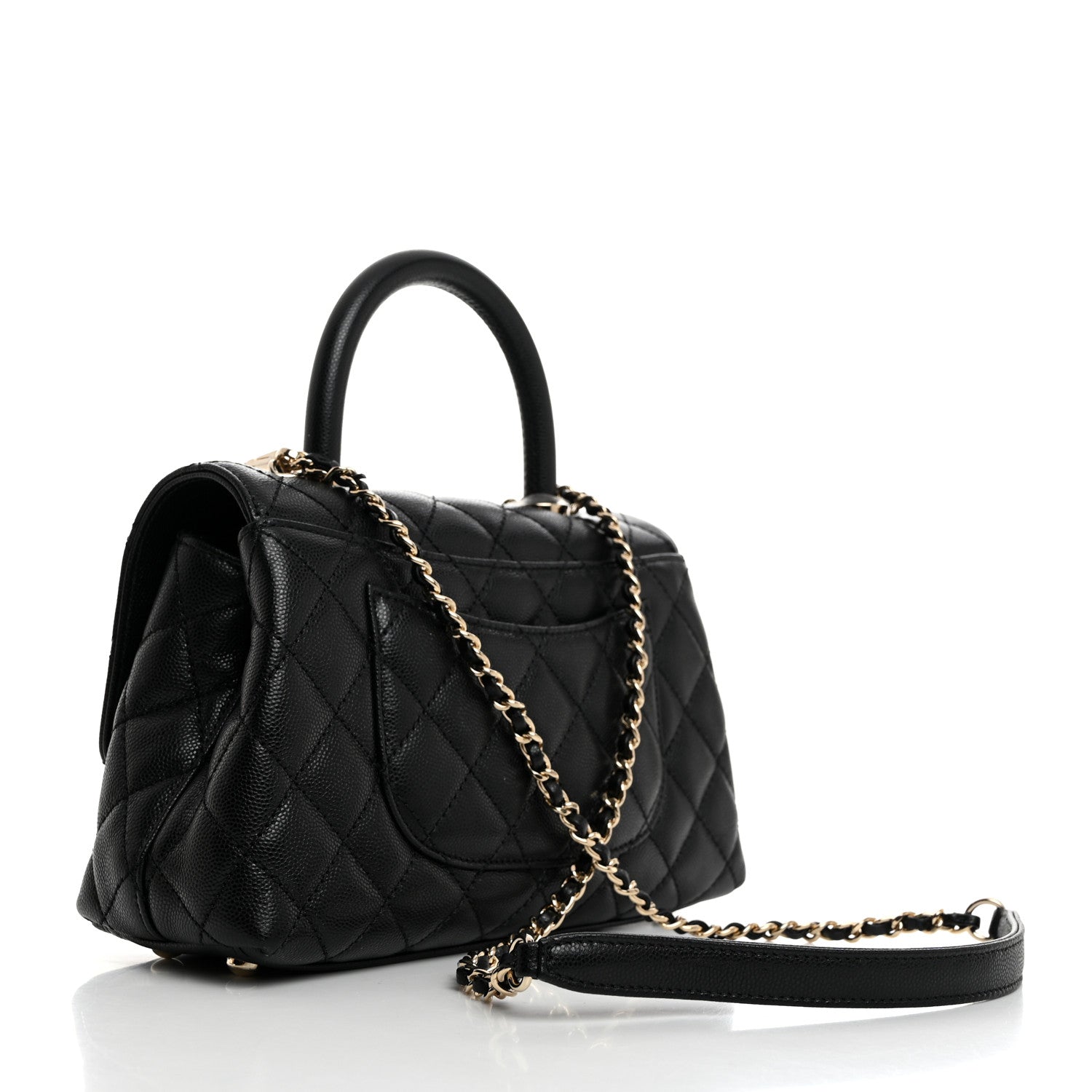 Chanel Caviar Quilted Mini Coco Handle Flap Black 2 of 10