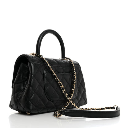 Chanel Caviar Quilted Mini Coco Handle Flap Black 2 of 10
