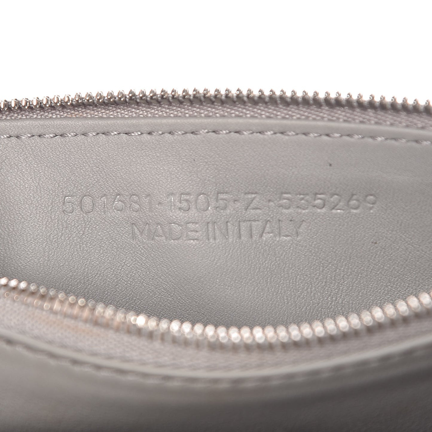 Calfskin Logo Matelasse S BB Round Shoulder Bag Gris Haussmannien