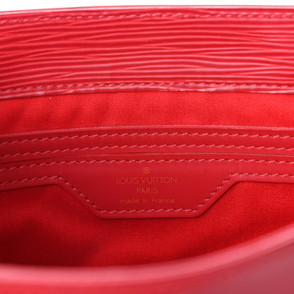 Louis Vuitton Epi Sac Plat PM Castillan Red 6 of 9