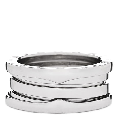 Bulgari 18K White Gold B.Zero1 Two-Band Ring 53 6.25 3 of 6