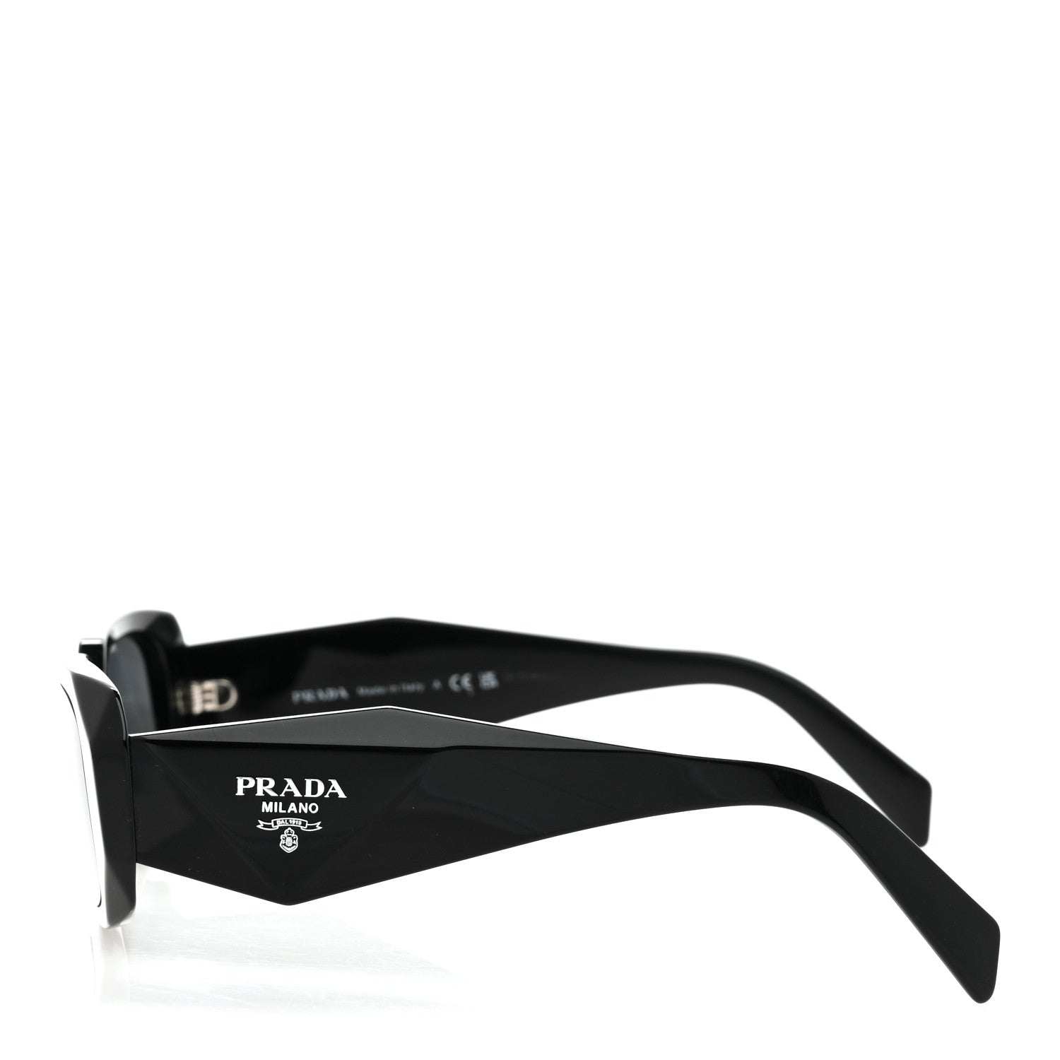 Prada Acetate Symbole Sunglasses SPR 17W Black 3 of 8