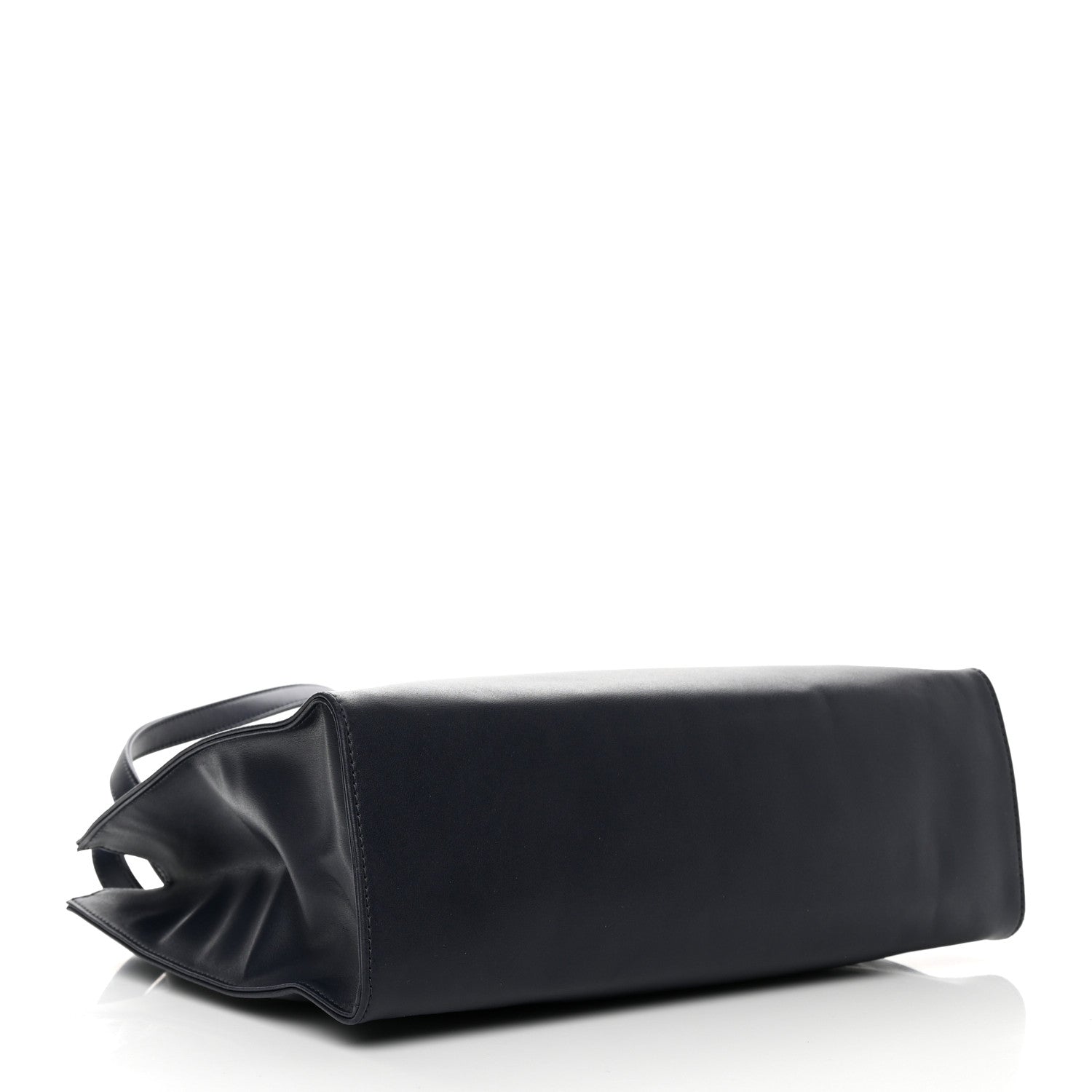 Telfar Vegan Leather Medium Shopping Bag Navy 4 of 11