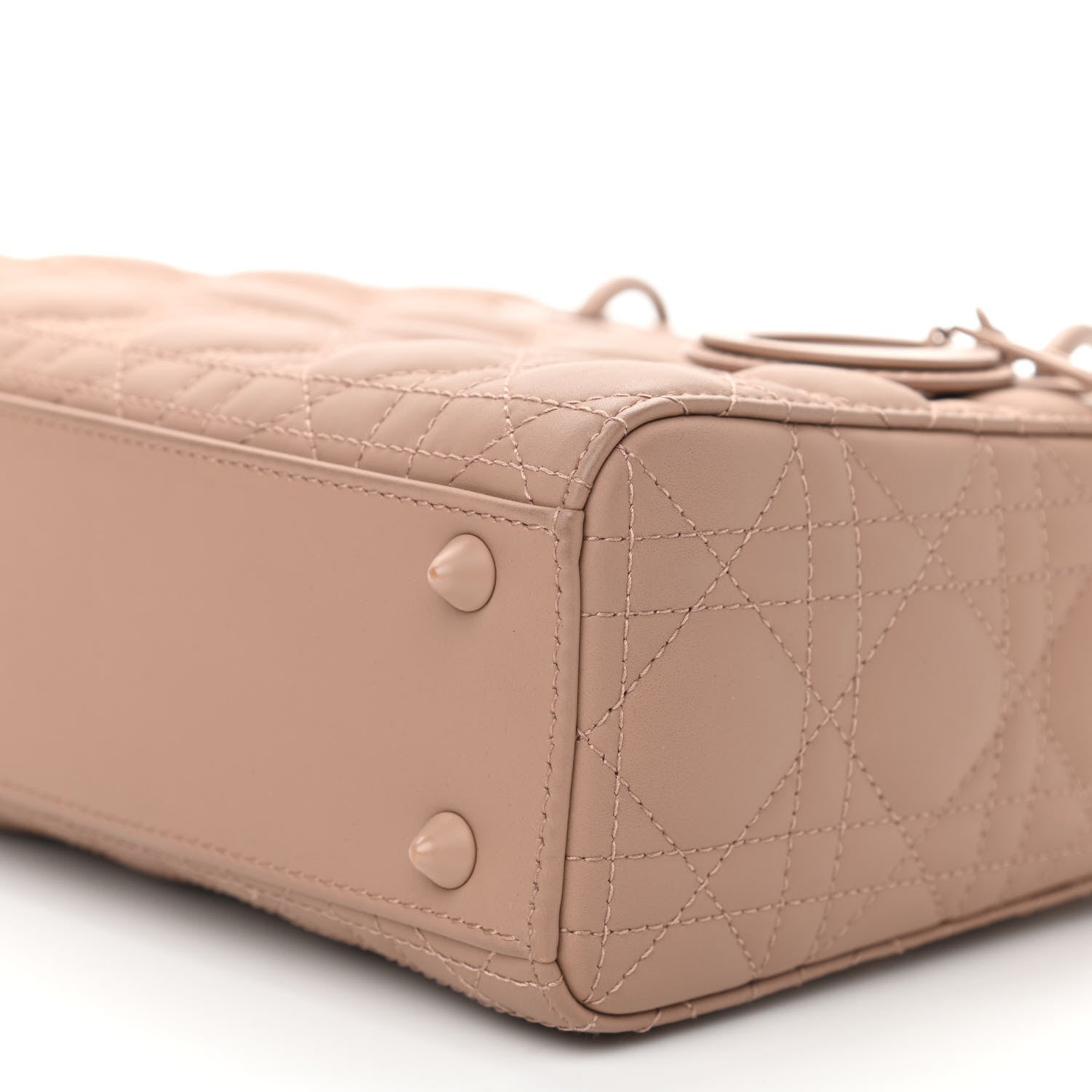 Christian Dior Ultra Matte Calfskin Cannage Small My ABCDior Lady Dior Beige 9 of 10