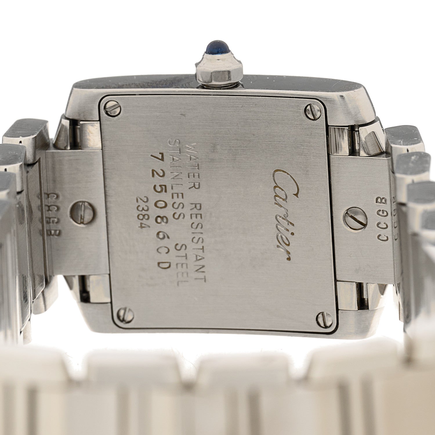 Cartier Stainless Steel 20mm Tank Francaise Quartz Watch 4 of 4